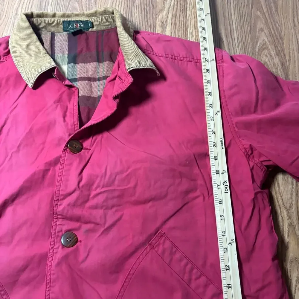 Jcrew Men's Pink and Red Jacket